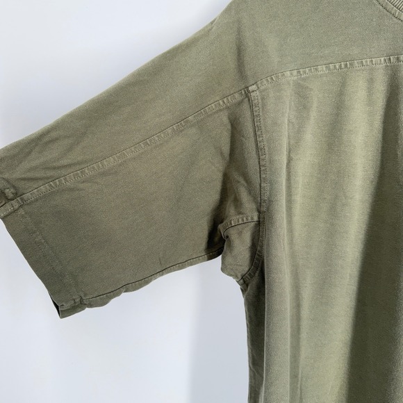 Gramicci Original Freedom Mens Large Olive Green Cotton Gusset T-Shirt RN54023 - Picture 3 of 8